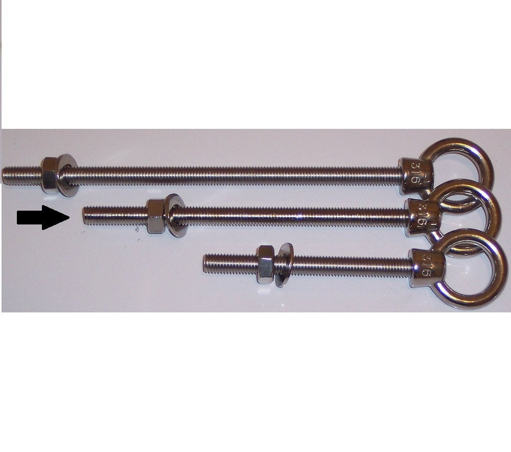 Eye Bolts Stainless Steel Custom Shade Sails