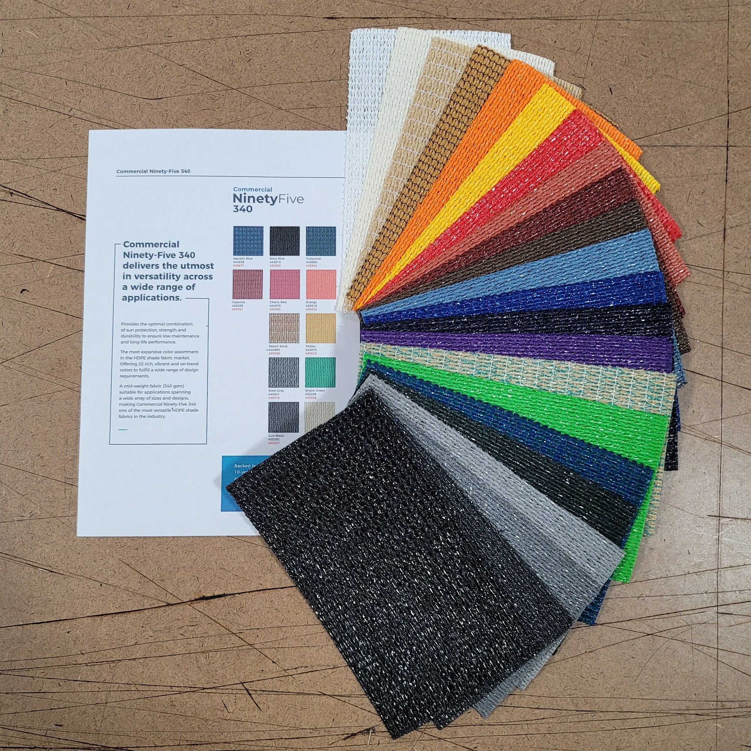 Commercial95 Fabric Sample Custom Shade Sails